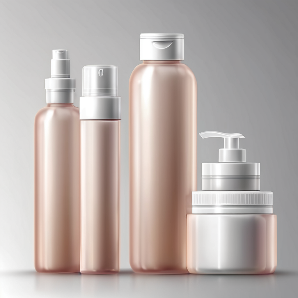 化妝品塑料瓶和罐子